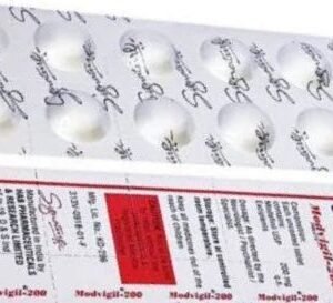 Modafinil medication tablets