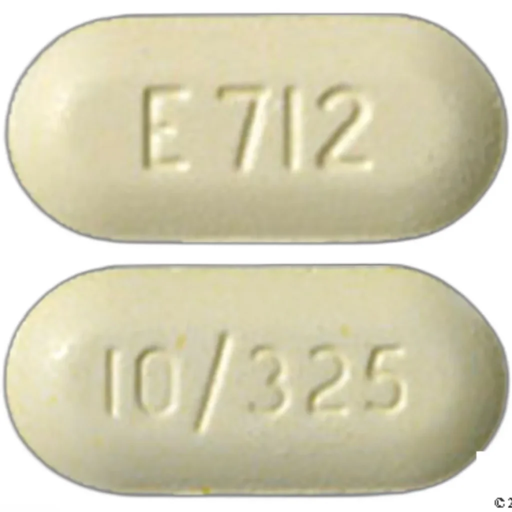 yellow oblong pill e712